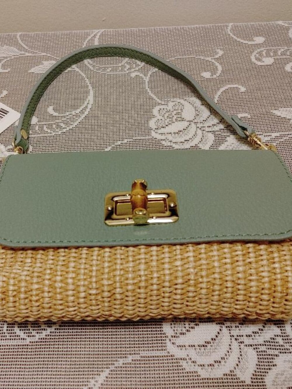 BNWT German Fuentes Italian Leather Bag w/ Interchangeable Chain Strap